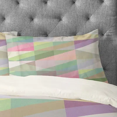 Deny Designs Nordic Combination 8 Xy Pillowcase In Green;pink;purple