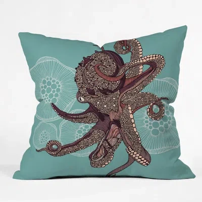 Deny Designs Octopus Bloom Throw Pillow
