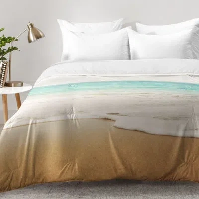 Deny Designs Ombre Beach Comforter Set In Blue