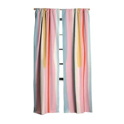 Deny Designs Oranges Too Cool To Hang But Here I Am Room Darkening Curtain (1 Panel) In Pink