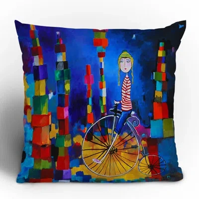 Deny Designs Out Of Bounds Throw Pillow
