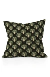 Deny Designs Palm Deep Accent Pillow In Green
