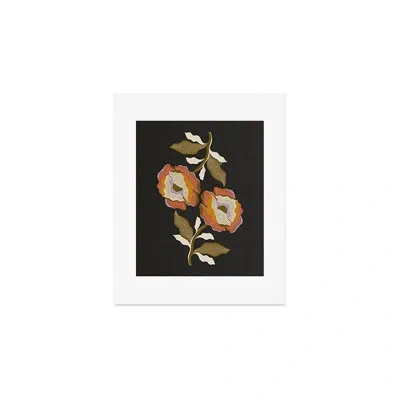 Deny Designs Parrott Paints Together Ii Art Print - Unframed In Black