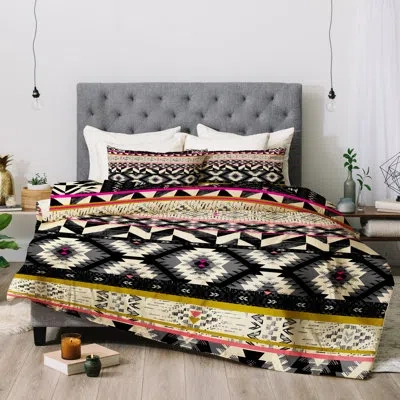 Deny Designs Pattern State Alpine Comforter Set In Black