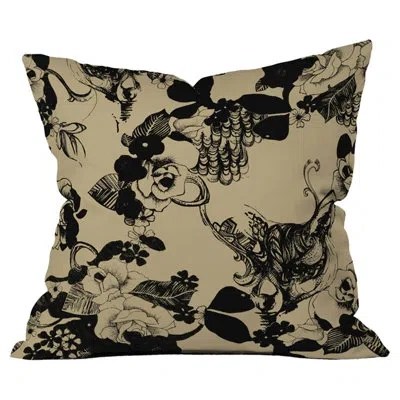 Deny Designs Pattern State Foxy Loxy Outdoor Throw Pillow