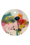 Deny Designs Paysage Abstract Cutting Board In Green Multi