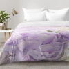 Deny Designs Peonies Comforter Set In Lavender