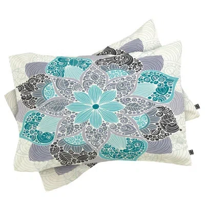 Deny Designs Petunia Pillowcase In Blue