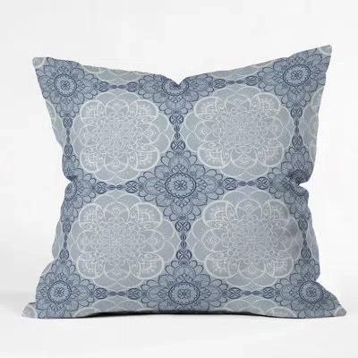 Deny Designs Phuapradit Lace Mandala Indoor/outdoor Throw Pillow
