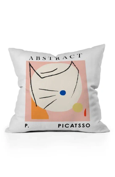 Deny Designs Picatsso Accent Pillow In Pink