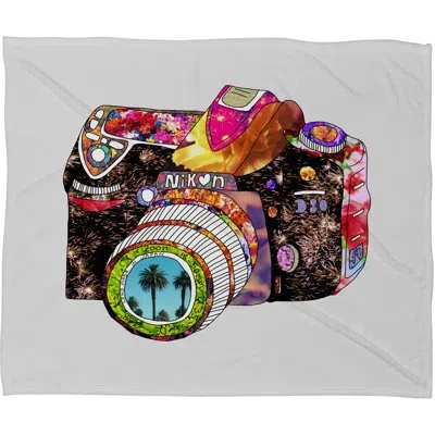 Deny Designs Picture This Blanket In White