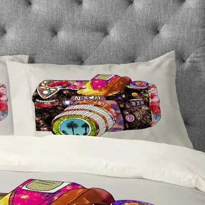 Deny Designs Picture This Pillowcase In Beige