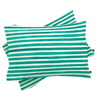 Deny Designs Pillowcase In Green