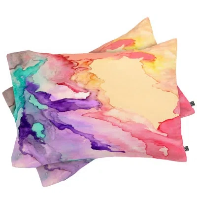 Deny Designs Pillowcase In Pink;purple