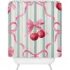 Deny Designs Preppy Bows Shower Curtain In Blue