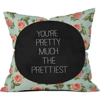 Deny Designs Pretty Much The Prettiest Outdoor Throw Pillow