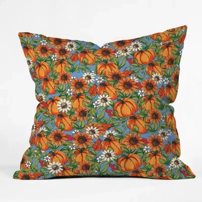 Deny Designs Pumpkin Harvest Throw Pillow