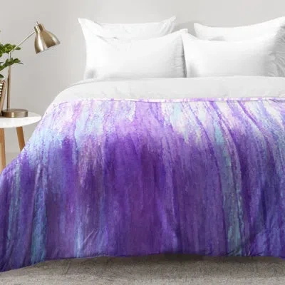 Deny Designs Purple Microfiber Modern & Contemporary Comforter Set