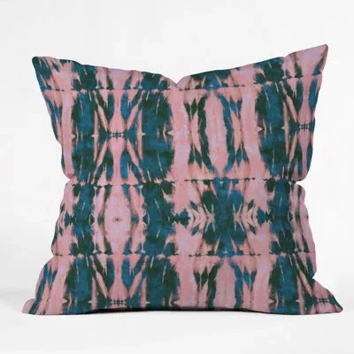 Deny Designs Quinn Tie Dye Indoor/outdoor Throw Pillow