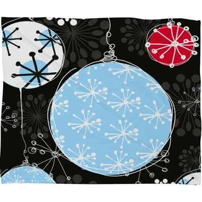 Deny Designs Rachael Taylor Bauble Magic Throw In Black