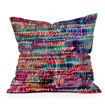 Deny Designs Rain Outdoor Throw Pillow