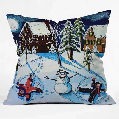Deny Designs Renie Britenbucher Snow Angels Throw Pillow