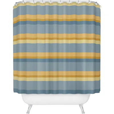 Deny Designs Retro Stripe Print Xxxiii Shower Curtain