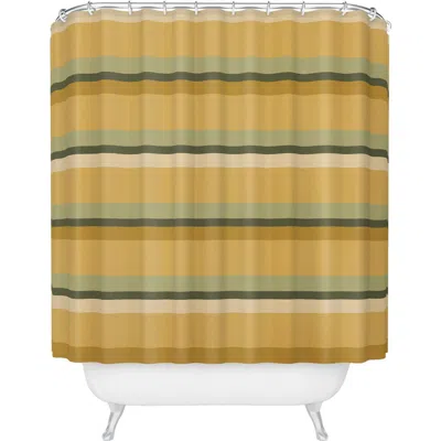 Deny Designs Retro Stripe Xxxiv Shower Curtain