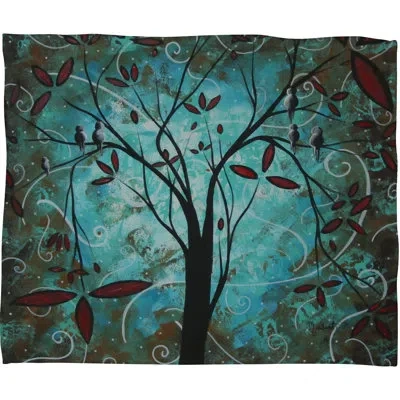 Deny Designs Romantic Evening Throw In Blue;black