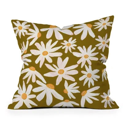 Deny Designs Rosebudstudio Bloodroot Throw Pillow