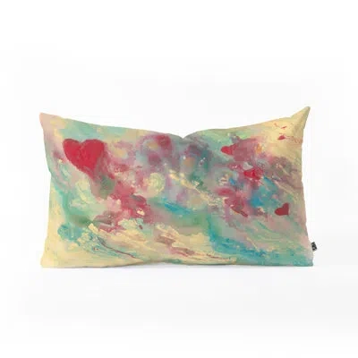 Deny Designs Rosie Breaking Heart Indoor/outdoor Lumbar Pillow