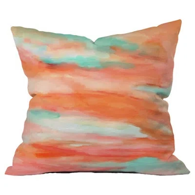Deny Designs Rosie Brown Sunset Sky Outdoor Throw Pillow