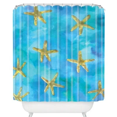 Deny Designs Rosie Brown Wish Upon A Star Shower Curtain Single + Hooks