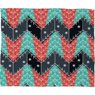 Deny Designs Sam Osborne Christmas Tree Throw In Blue