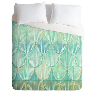 Deny Designs Scallops Duvet Cover In Luxe