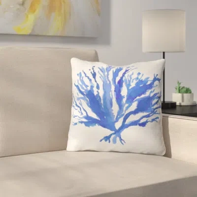 Deny Designs Sea Coral By Laura Trevey Throw Pillow