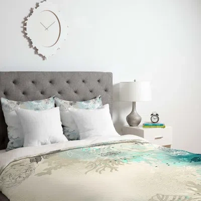 Deny Designs Seafoam Duvet Cover In Lightweight