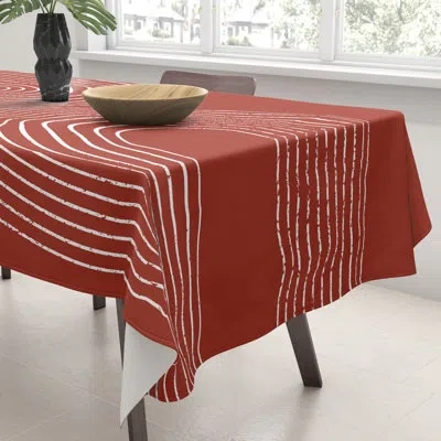 Deny Designs Sheila Wenzel-ganny Red Minimalist Tablecloth