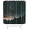 Deny Designs Shooting Star Shower Curtain In Blue