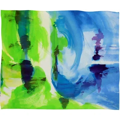 Deny Designs Shot Of Lime Throw In Blue