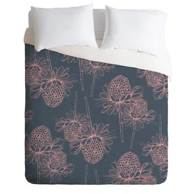 Deny Designs Shower Duvet Cover Set In Red,black