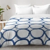 Deny Designs Social Proper Comforter Set In Blue
