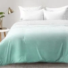 Deny Designs Social Proper Comforter Set In Mint,white