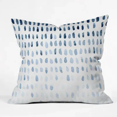 Deny Designs Social Proper Indoor/outdoor Polka Dots Throw Pillow