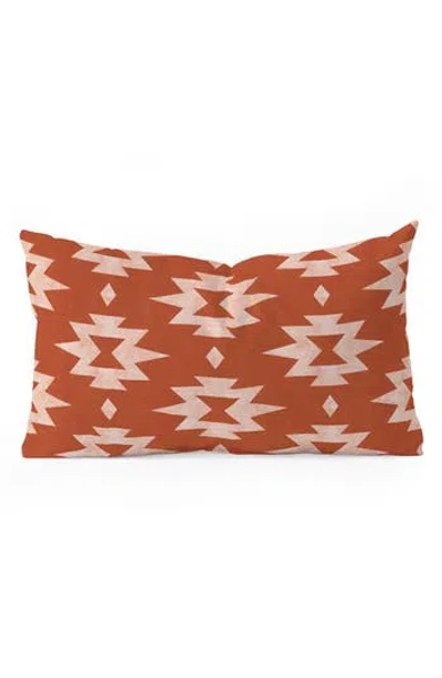 Deny Designs Southwest Star Lumbar Throw Pillow In Orange