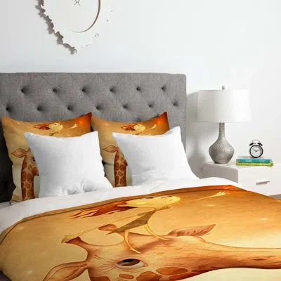 Deny Designs Star Duvet Cover Set In Brown