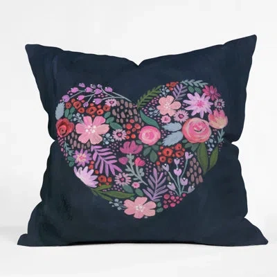 Deny Designs Stephanie Corfee Heart Aflutter Throw Pillow