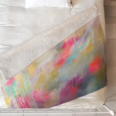 Deny Designs Stephanie Corfee Lost And Found Throw In Pink;cream