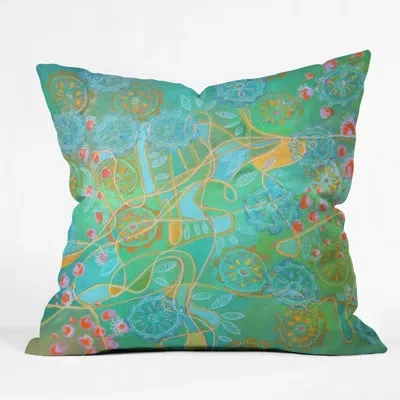 Deny Designs Stephanie Corfee Secret Garden Throw Pillow