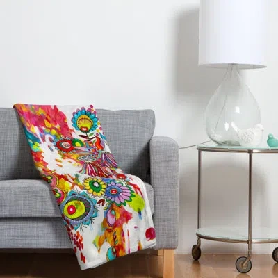 Deny Designs Stephanie Corfee Throw In Blue;red;yellow
